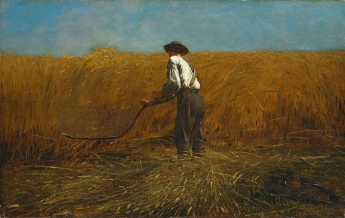 Winslow Homer The Veteran in a New Field, 1865 oil on canvas 24 1/8 x 38 1/8 in. The Metropolitan Museum of Art, New York, NY, Bequest of Miss Adelaide Milton de Groot (1876-1967), 1967, 67.187.131 Image: © The Metropolitan Museum of Art, New York