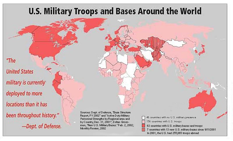 Us Military Bases Around The World The Weeklings