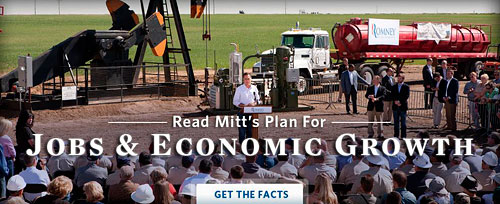 Romney campaign typography