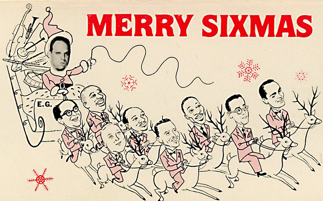 Original Merry Sixmas artwork by David Greenberger
