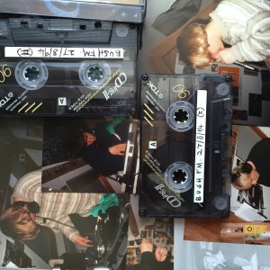Photographs and tapes from Bush FM pirate radio station, Wheatley, 1994 