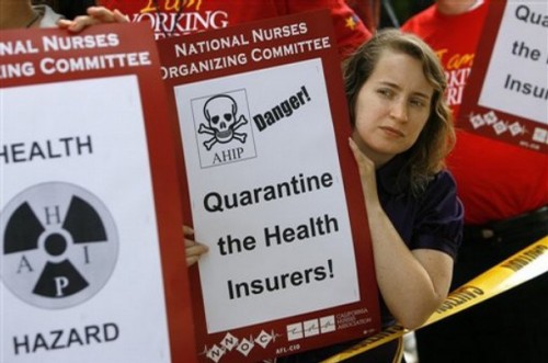 Health Insurance Protest