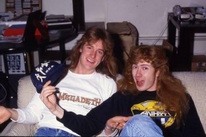 Megadeth- the early years; (l-r) David Ellefson, Dave Mustaine