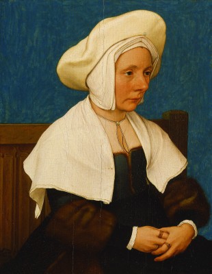 A Woman, Hans Holbein the Younger, 1532/1534, tempera and oil on oak panel, Detroit Institute of Arts.