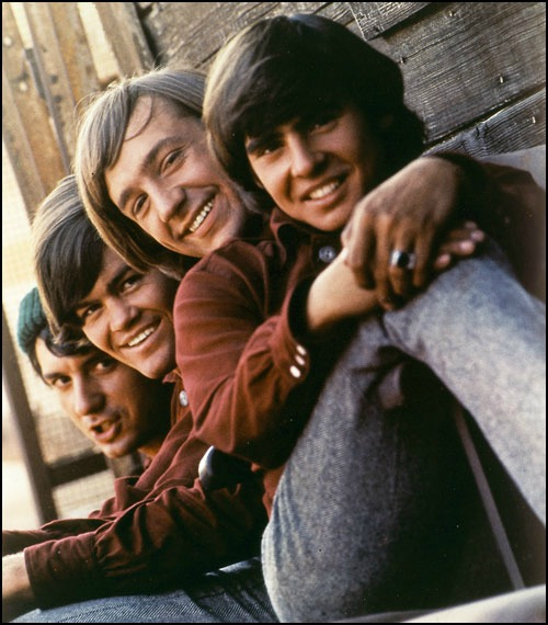 The Monkees, l. to r., Mike, Micky, Peter, Davey