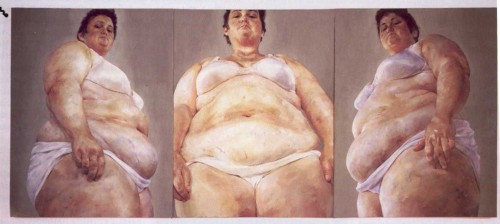 Strategy (South Face / Front Face / North Face, 1993/1994 Oil on canvas (triptych) 274 x 640 cm 
